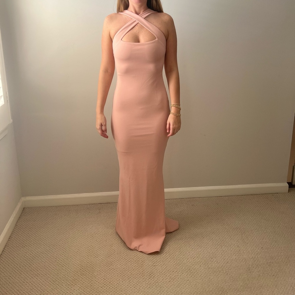 Revolve dress rose pink